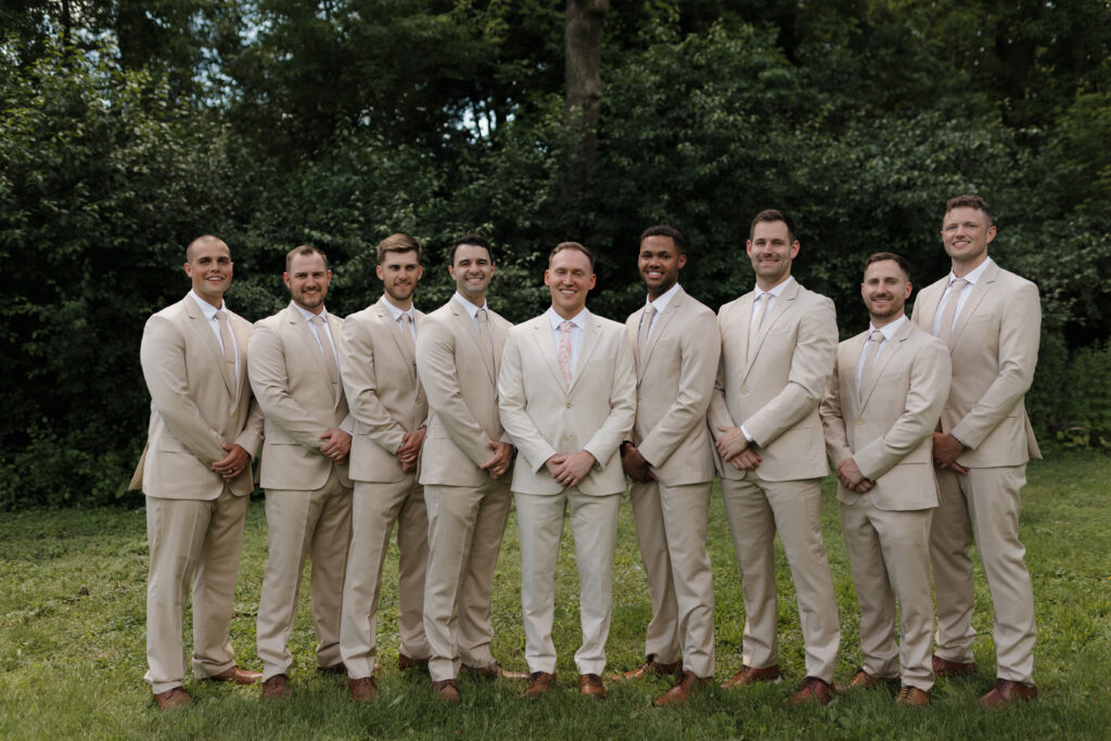 Groomsmen summer wedding inspiration